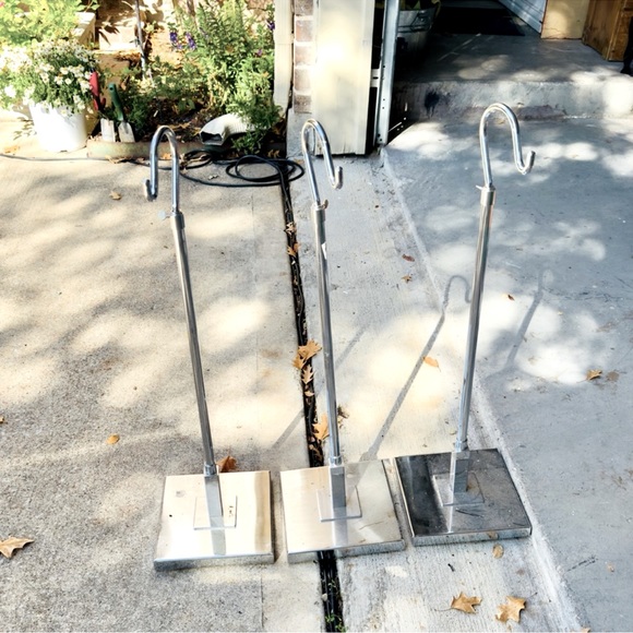 BOUTIQUE DISPLAY Shepherds Hook Countertop Clothing Stand Clothes Chrome Silver - Picture 13 of 13